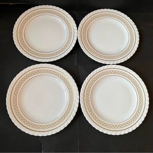 Set Of 4 Vintage Plates Franconia Krautheim Selb Bavaria Germany 6 Inches